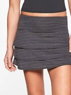 Athleta Spacedye Swagger Skort White/ Slate Size XS